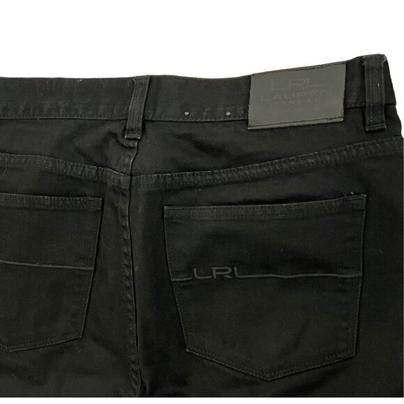 LRL Lauren Ralph Lauren Black Denim jeans size 10 - Picture 6 of 6